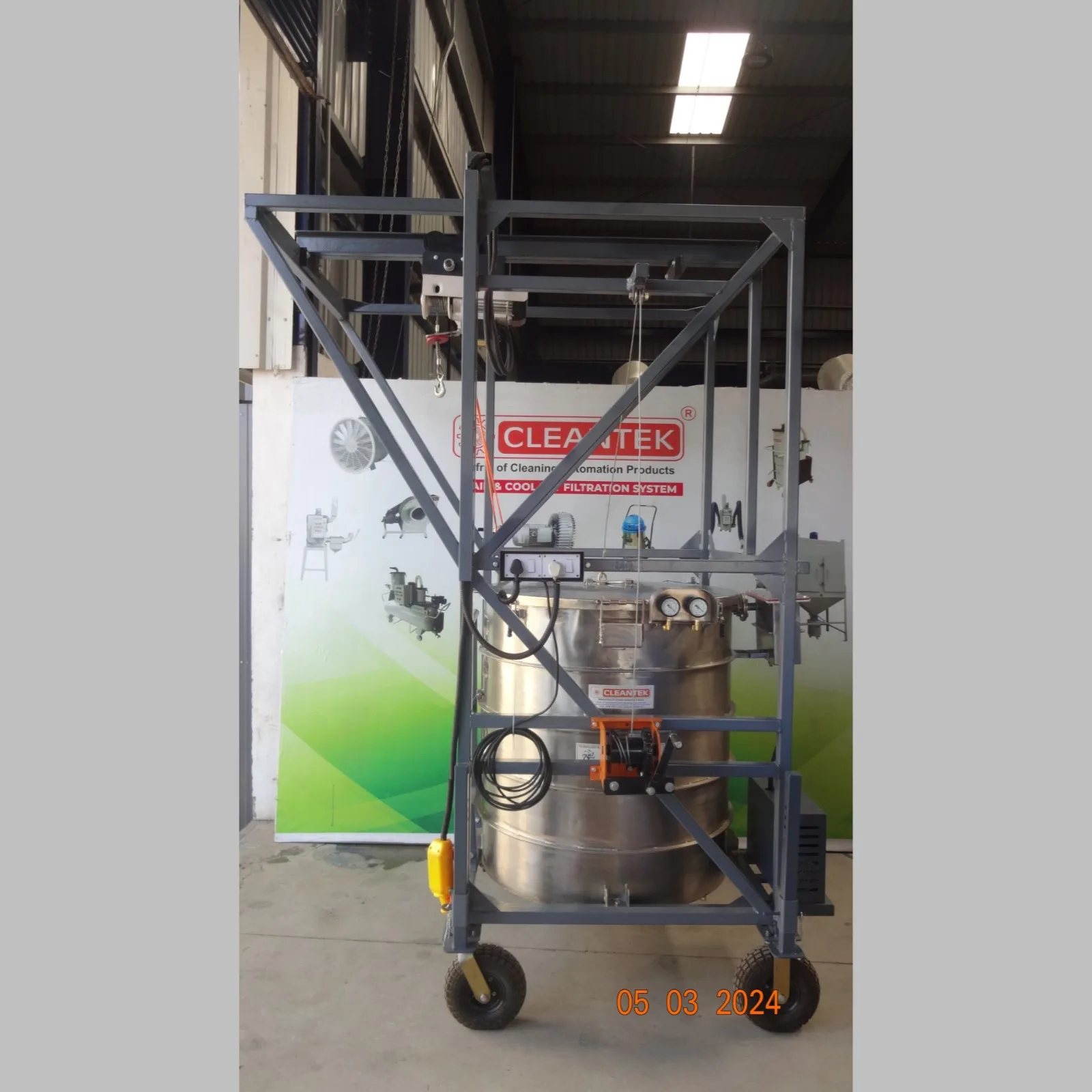 Sugarcane Bud Treatment Device 300 Litres Model
